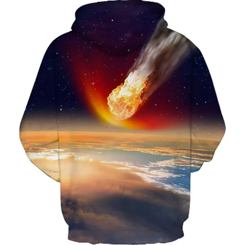 3D Asteroid Hoodie