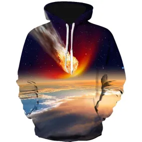 3D Asteroid Hoodie