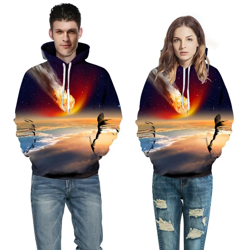 3D Asteroid Hoodie