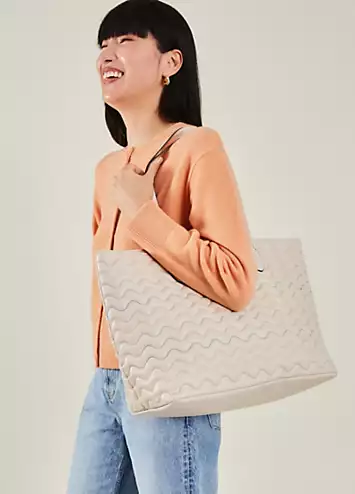 Accessorize Wiggle Stitch Tote Bag | Grattan