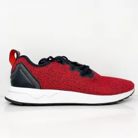 Adidas Mens Zx Flux Adv Asym S80544 Red Running Shoes Sneakers Size 10