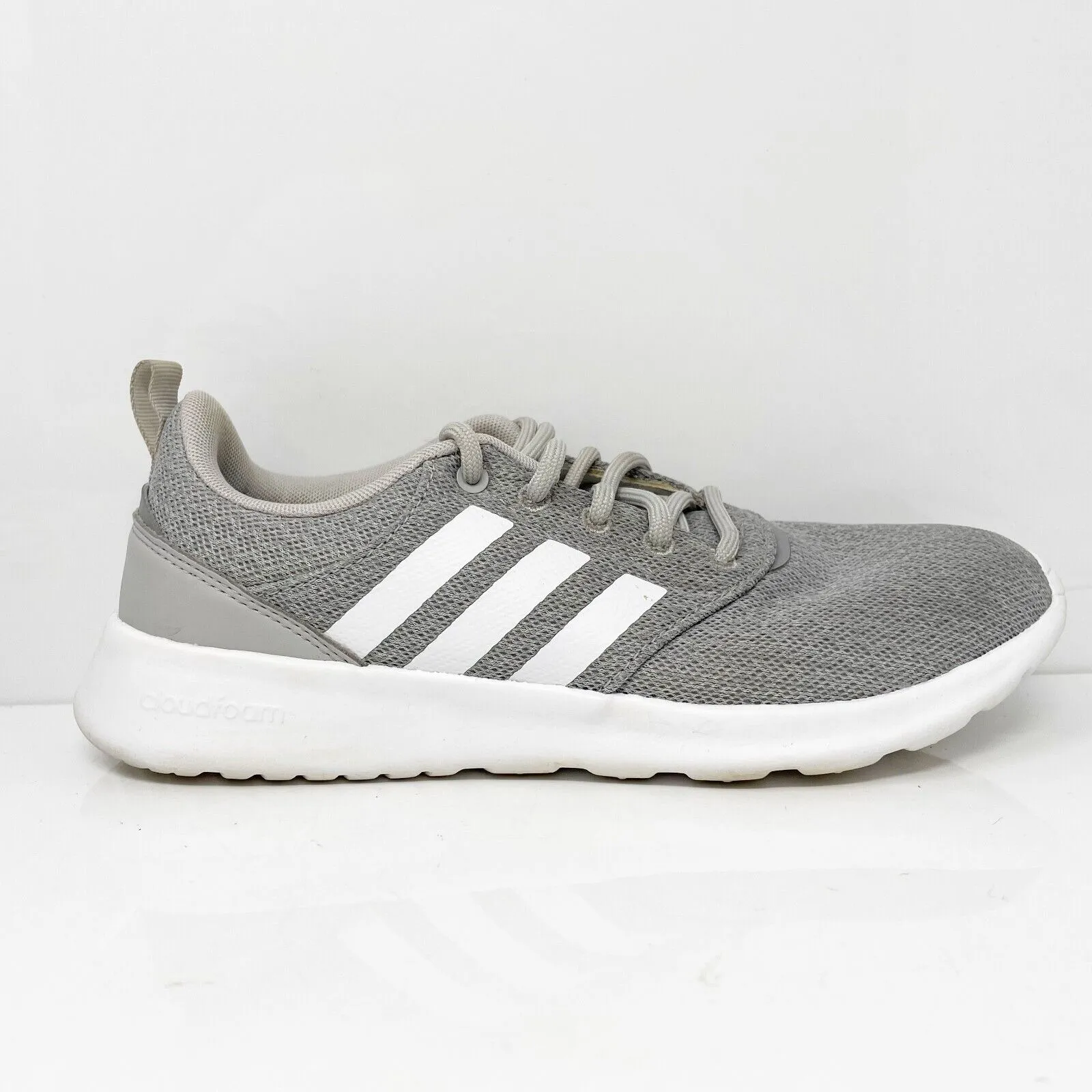 Adidas Womens QT Racer 2.0 FY8312 Gray Running Shoes Sneakers Size 8.5