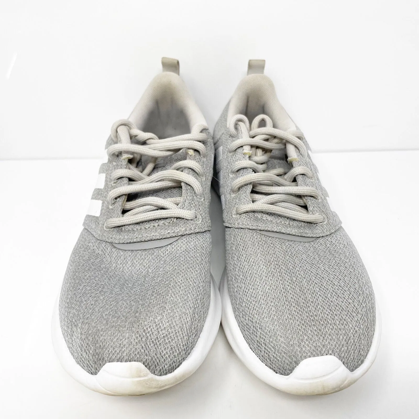 Adidas Womens QT Racer 2.0 FY8312 Gray Running Shoes Sneakers Size 8.5