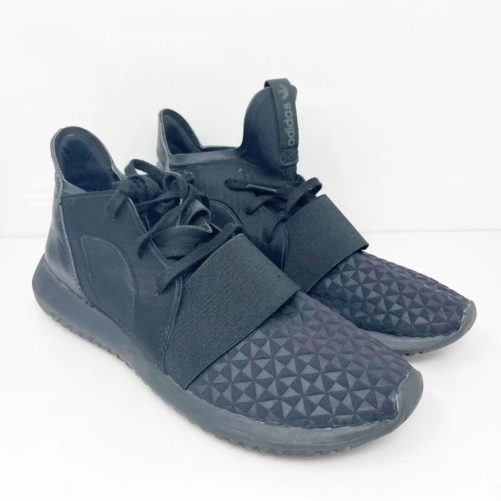 Adidas Womens Tubular Defiant S75900 Black Running Shoes Sneakers Size 8