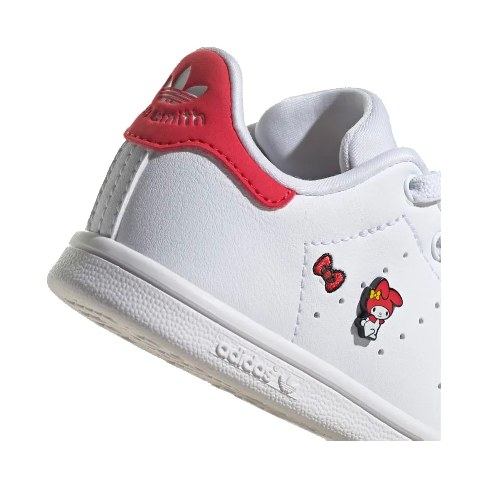 Adidas X Hello Kitty Stan Smith EL Infant Sneakers Cloud White / Core Black / Vivid Red HQ1899