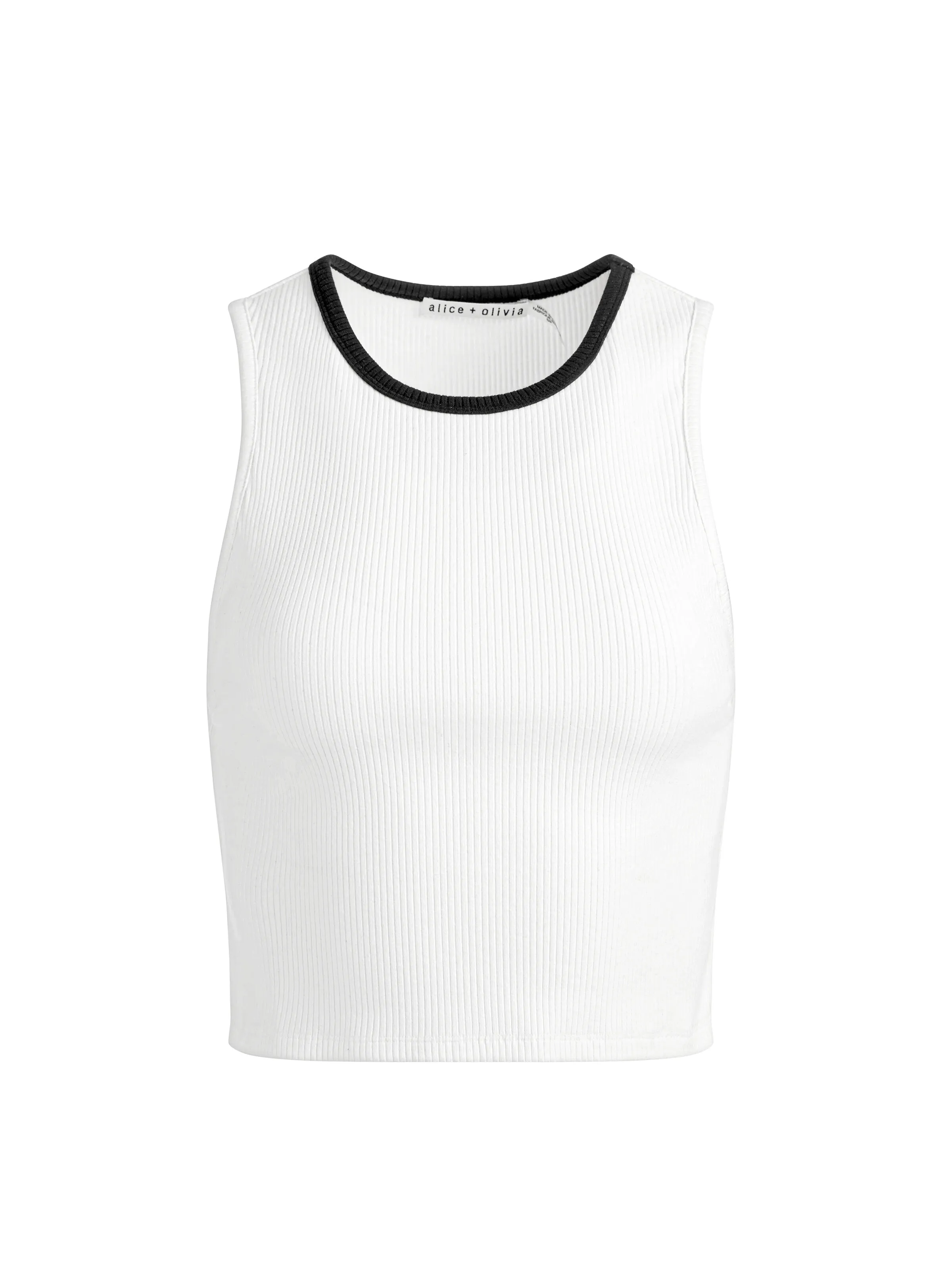 ANDRE FITTED CROPPED TANK