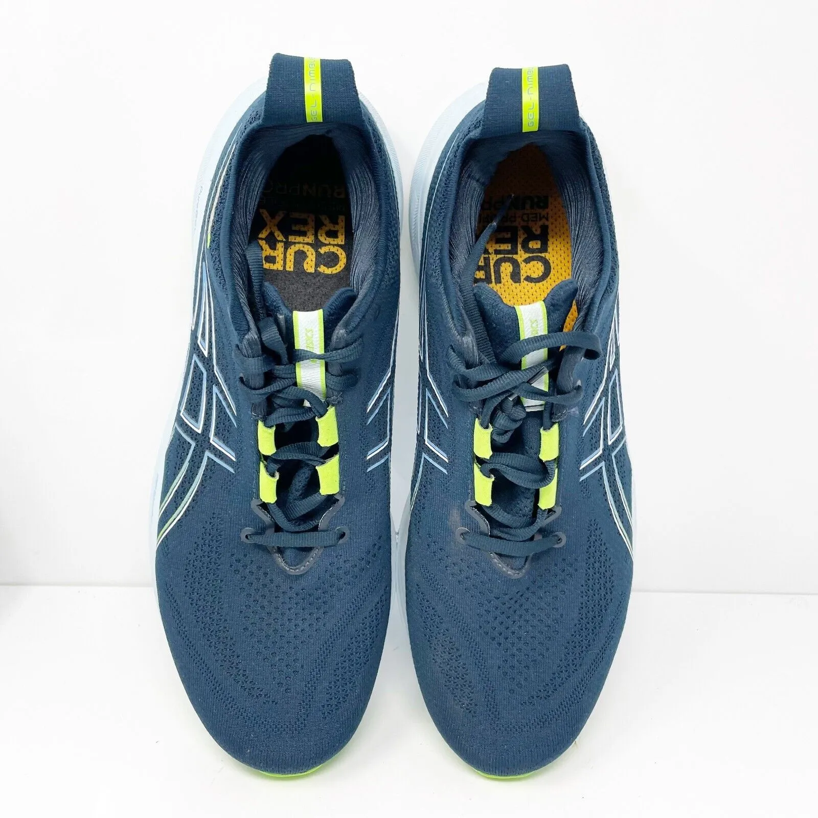 Asics Mens Gel Nimbus 26 1011B795 Blue Running Shoes Sneakers Size 12.5 W