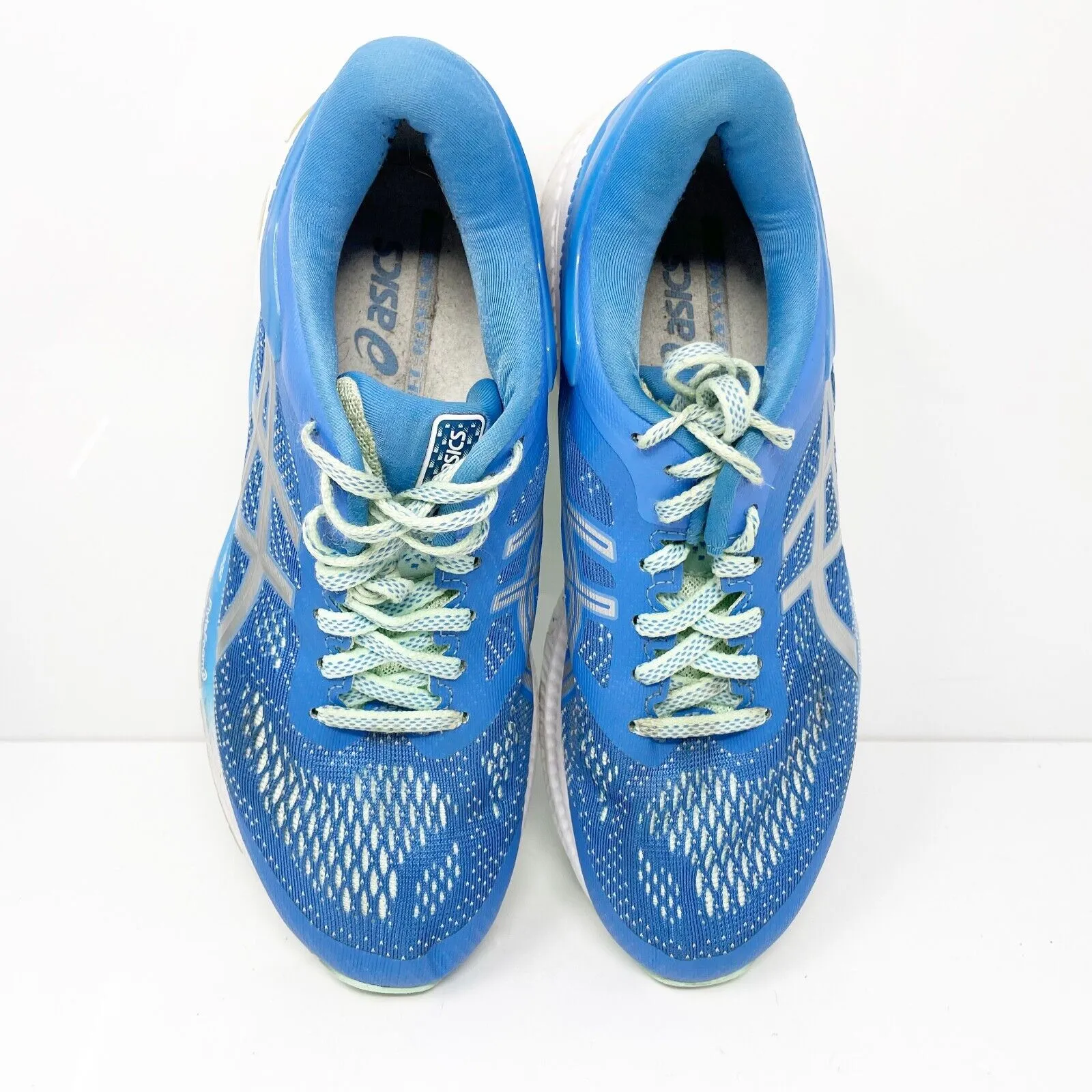 Asics Womens Gel Kayano 26 1012A457 Blue Running Shoes Sneakers Size 7.5