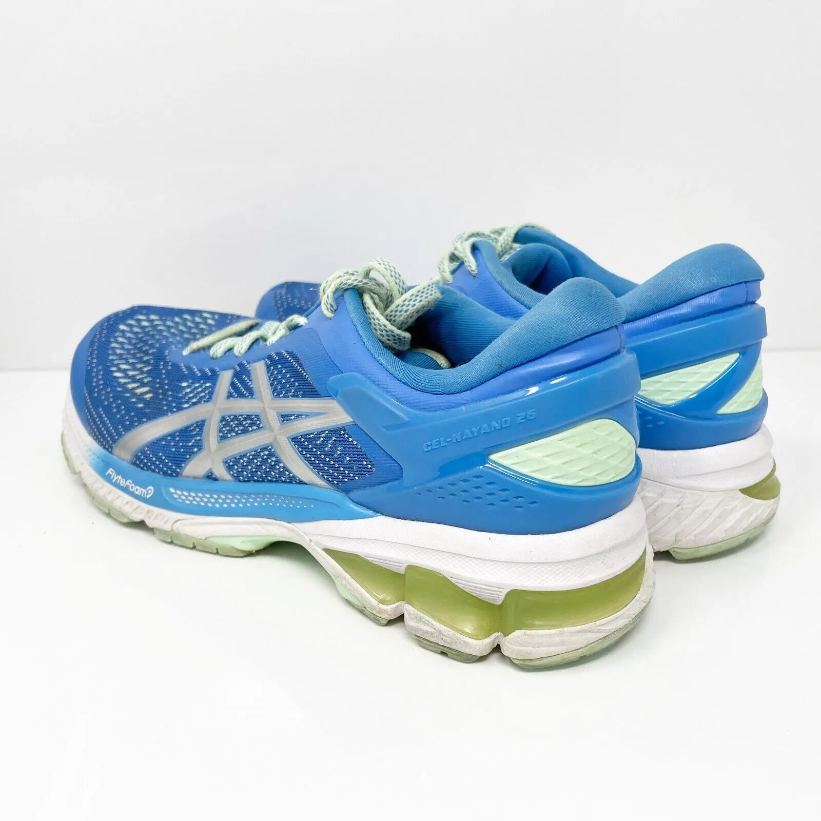 Asics Womens Gel Kayano 26 1012A457 Blue Running Shoes Sneakers Size 7.5