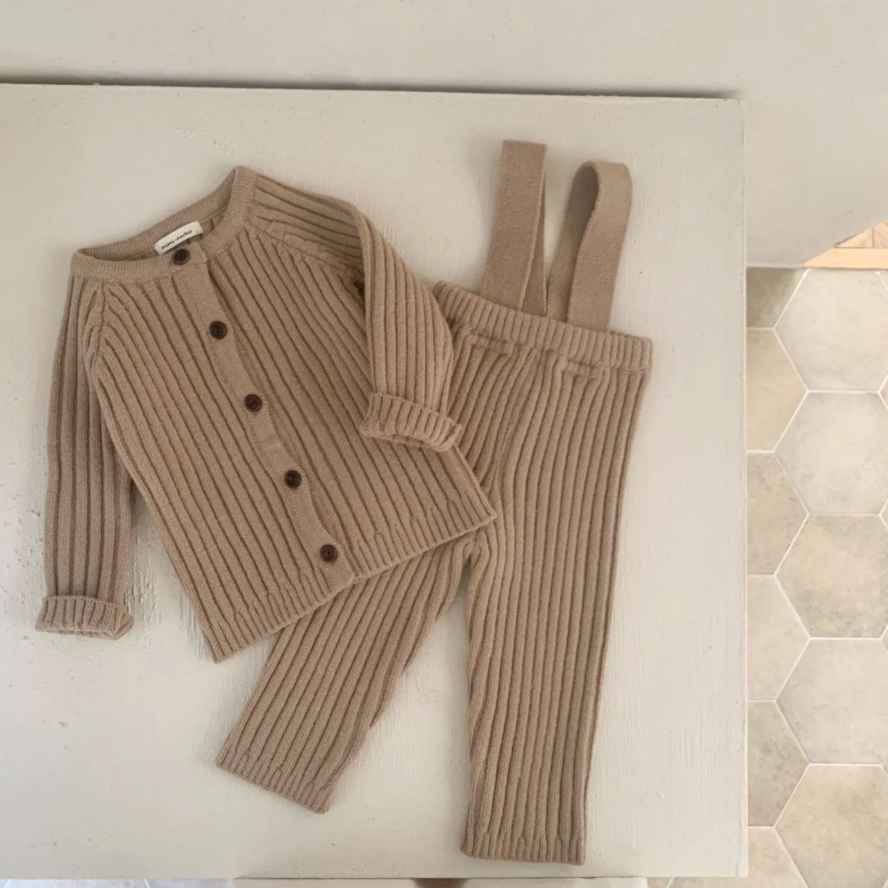 Baby Rib-Knit Cardigan (8-24m) - 3colors