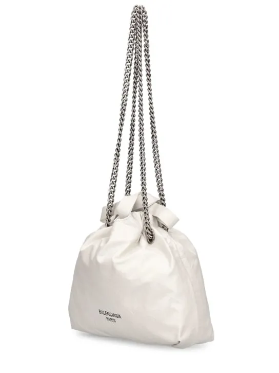 Balenciaga   XS Crush leather tote bag 