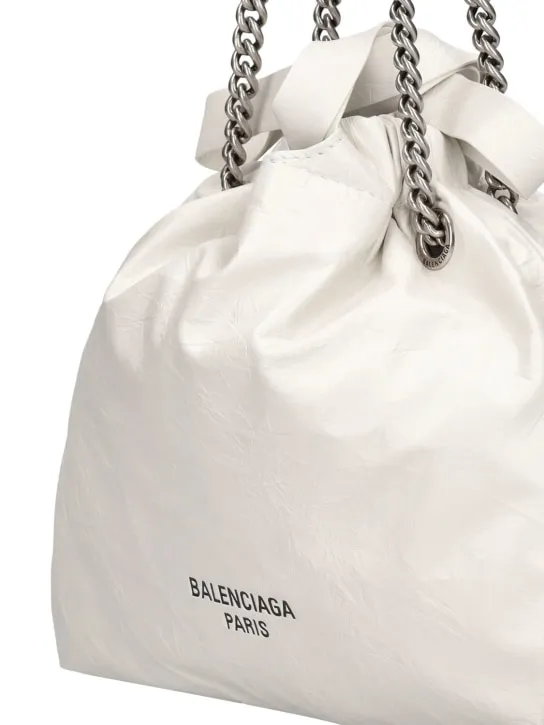 Balenciaga   XS Crush leather tote bag 