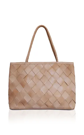 Bembien Gabrielle Grande Woven Leather Tote Bag