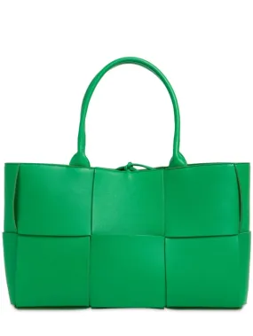 Bottega Veneta   Medium Arco leather tote bag 