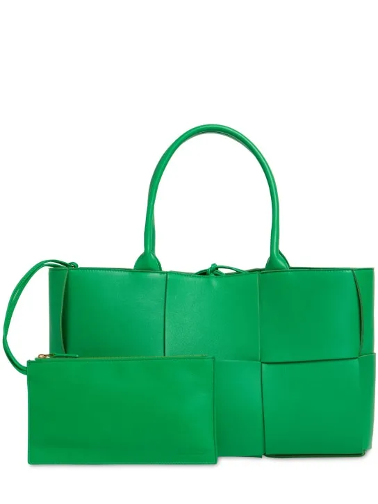 Bottega Veneta   Medium Arco leather tote bag 