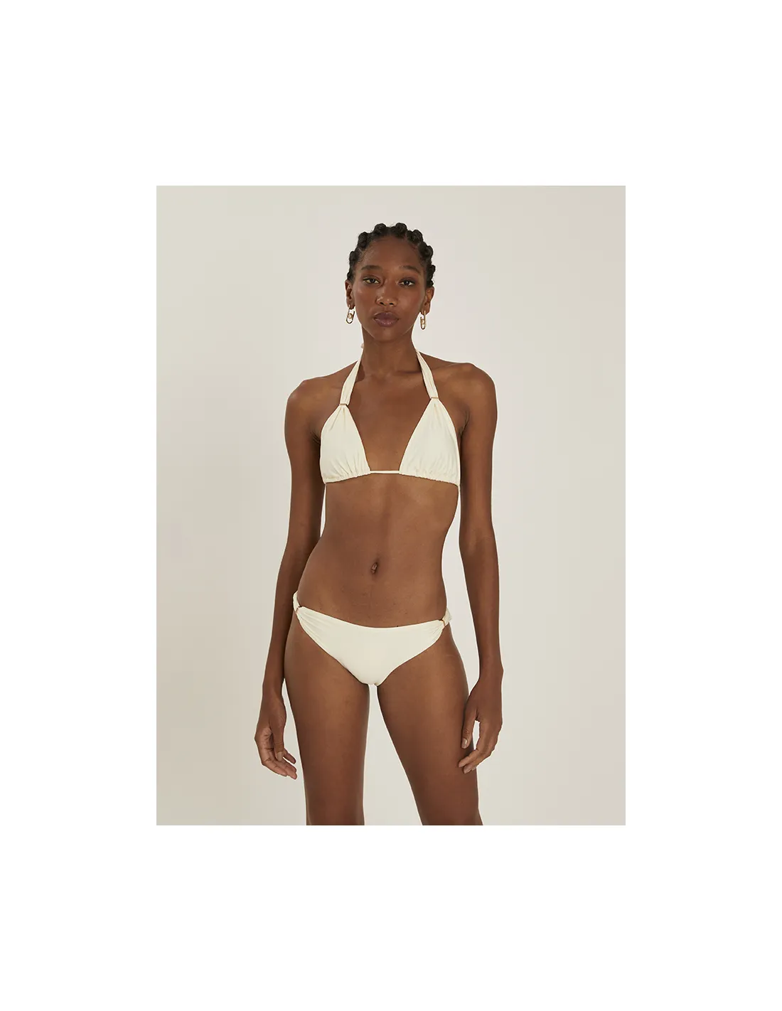 Bottom Halter Bikini Off-White