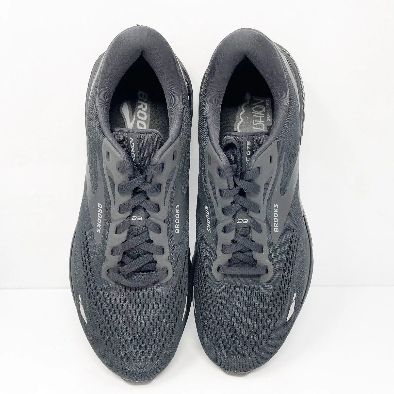 Brooks Mens Adrenaline GTS 23 1103911D020 Black Running Shoes Sneakers Sz 9.5 D