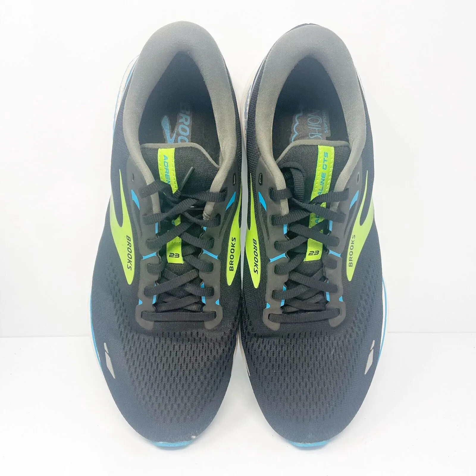 Brooks Mens Adrenaline GTS 23 1103912E006 Black Running Shoes Sneakers Sz 11 2E