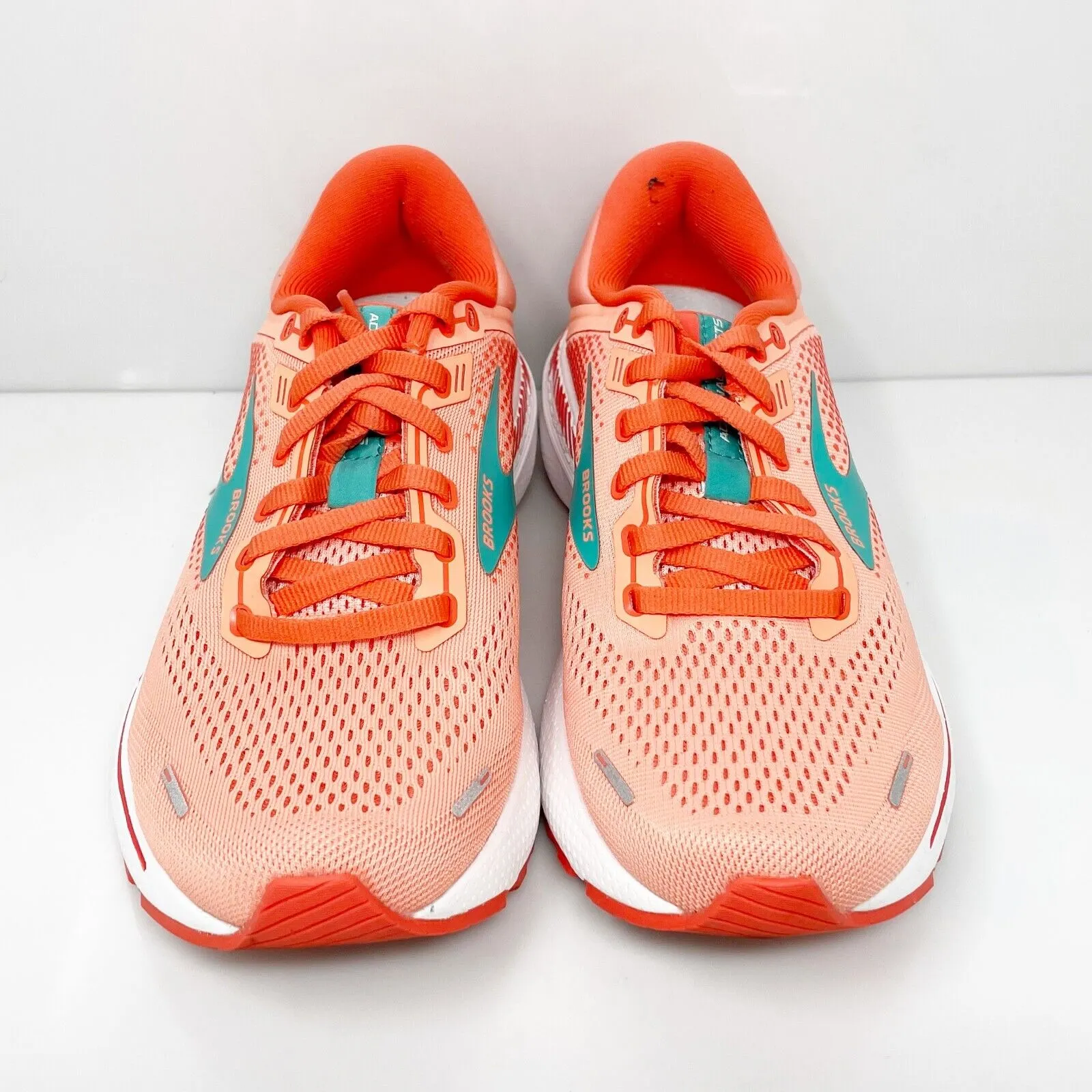 Brooks Womens Adrenaline GTS 22 1203531B680 Orange Running Shoes Sneakers 7.5 B