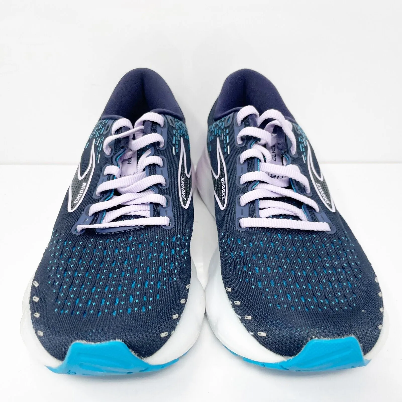 Brooks Womens Glycerin 20 1203691B499 Blue Running Shoes Sneakers Size 7 B