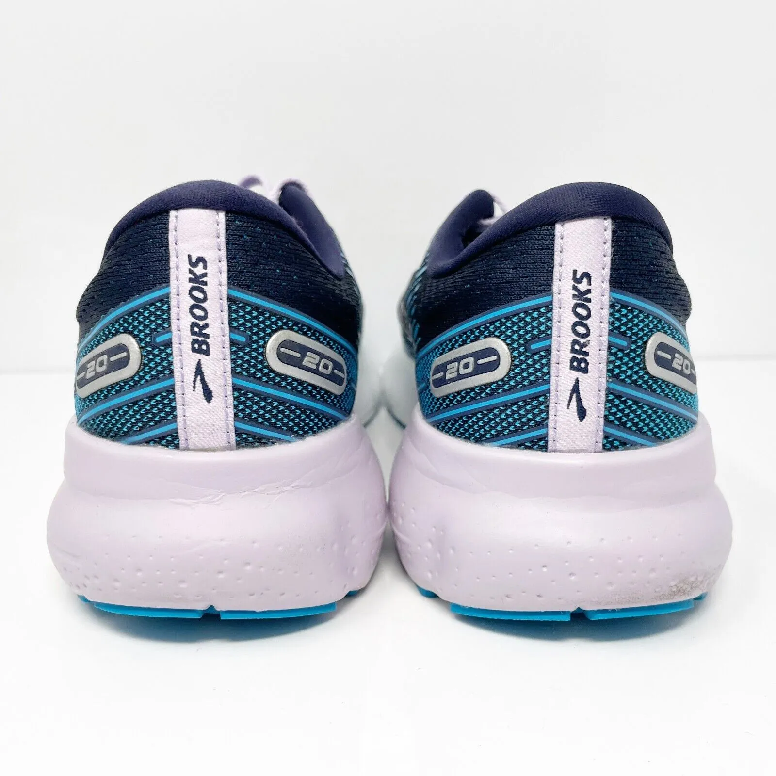 Brooks Womens Glycerin 20 1203691B499 Blue Running Shoes Sneakers Size 7 B