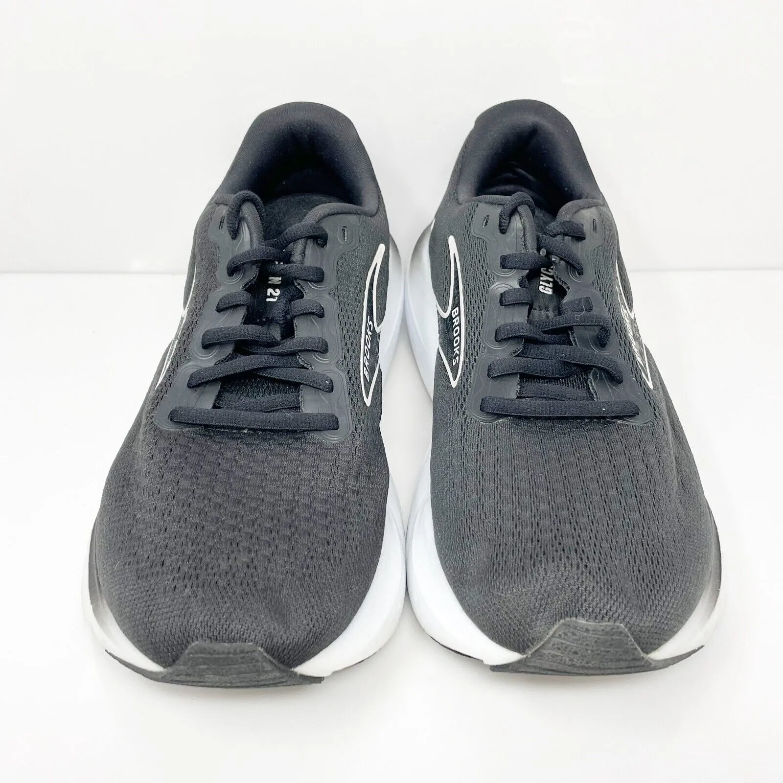 Brooks Womens Glycerin 21 1204081D090 Black Running Shoes Sneakers Size 8.5 D