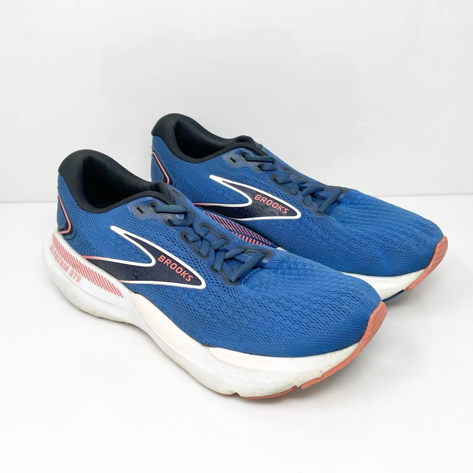 Brooks Womens Glycerin GTS 21 1204091D496 Blue Running Shoes Sneakers Size 9.5 D