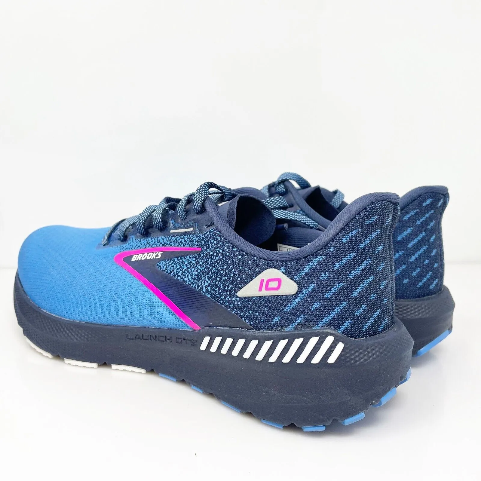 Brooks Womens Launch GTS 10 1203991B441 Blue Running Shoes Sneakers Size 7.5 B