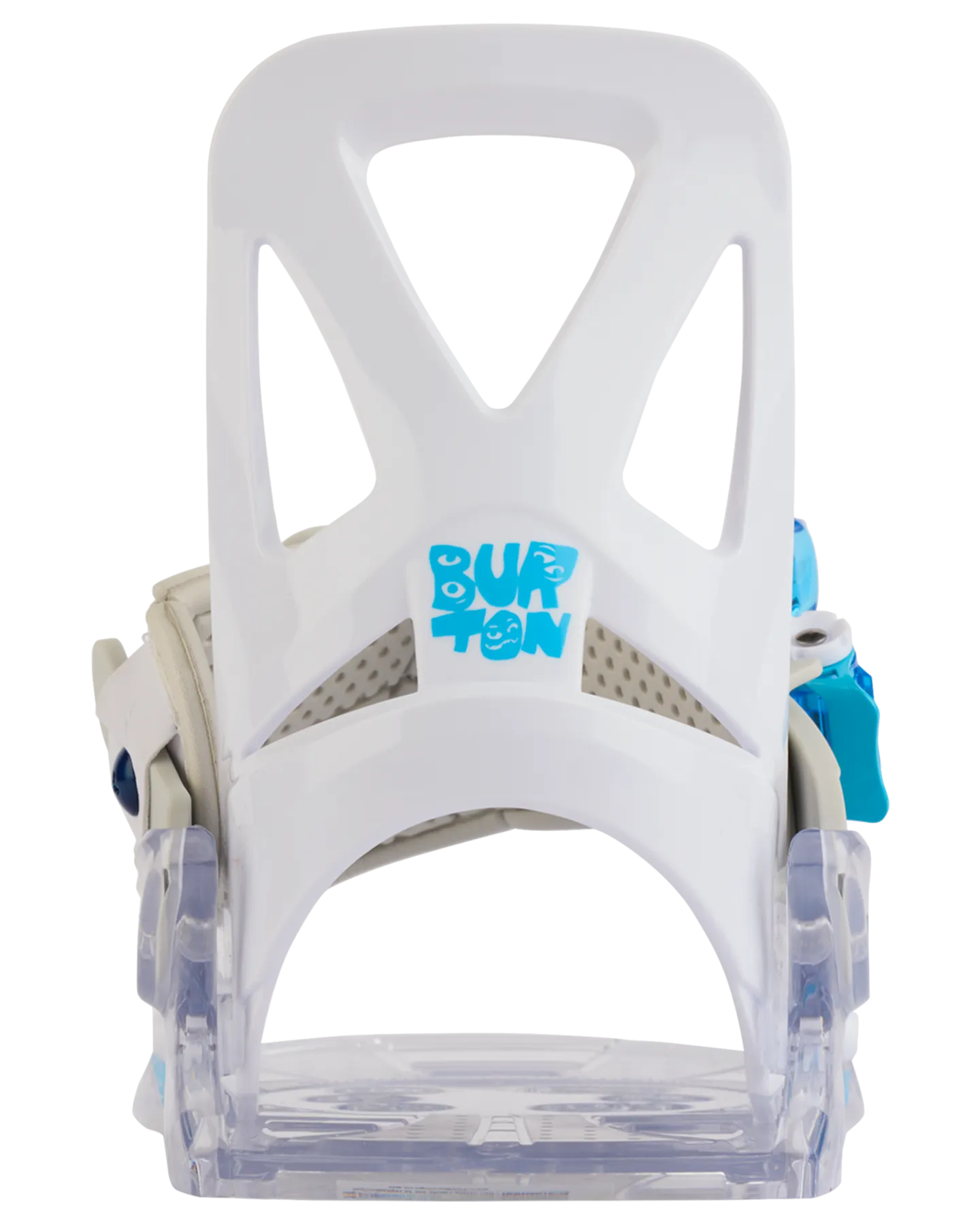 Burton Kids' Grom Disc Snowboard Bindings - White | Shop Snowboard Bindings at Trojan Wake Ski Snow & Snow Skiers Wareho