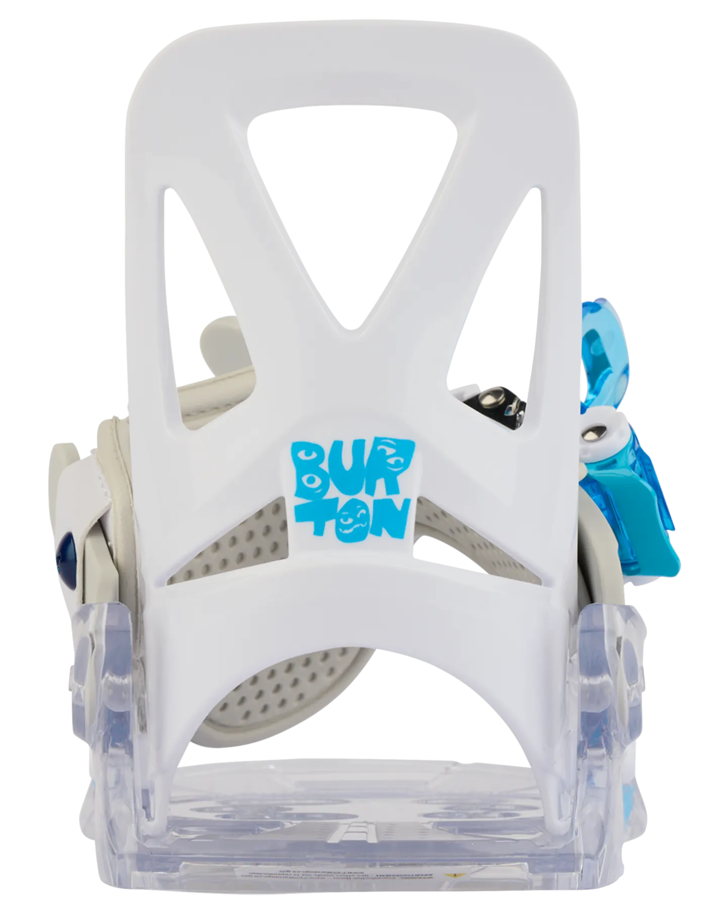 Burton Kids' Mini Grom Disc Snowboard Bindings - White | Shop Snowboard Bindings at Trojan Wake Ski Snow & Snow Skiers W