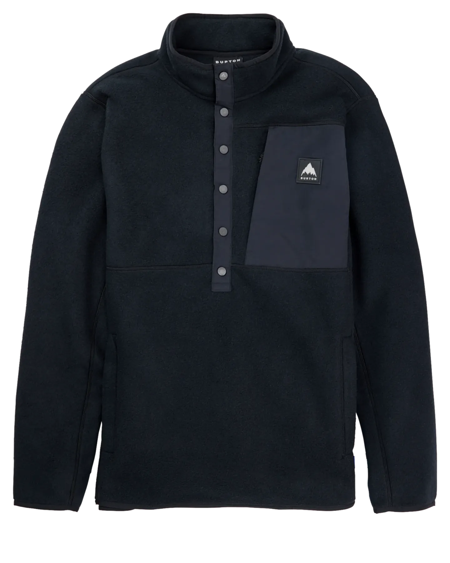 Burton Men's Cinder Fleece Pullover - True Black