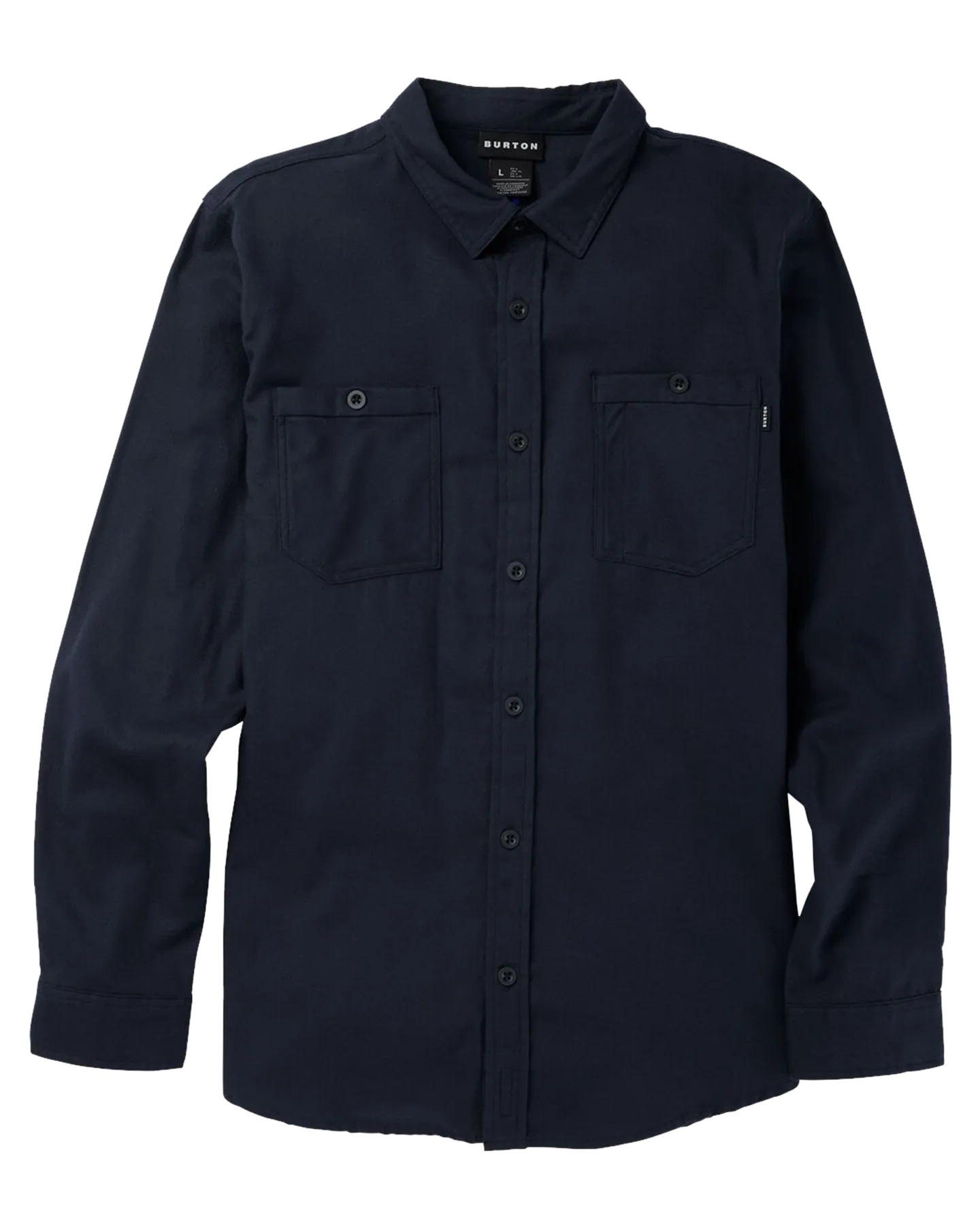 Burton Men's Favorite Long Sleeve Flannel - True Black