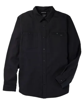 Burton Men's Favorite Performance Long Sleeve Flannel - True Black