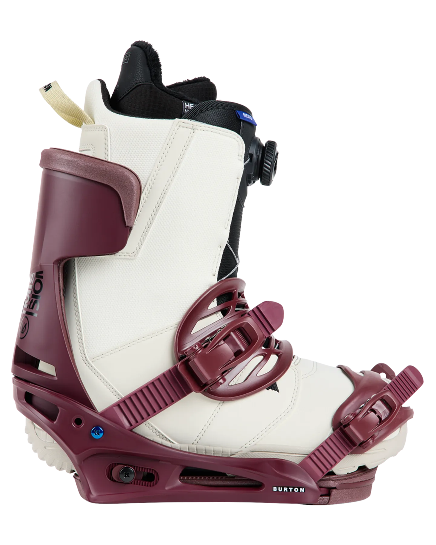 Burton Men's Mission Re:Flex Snowboard Bindings - Almandine - 2024 | Shop Snowboard Bindings at Trojan Wake Ski Snow & S