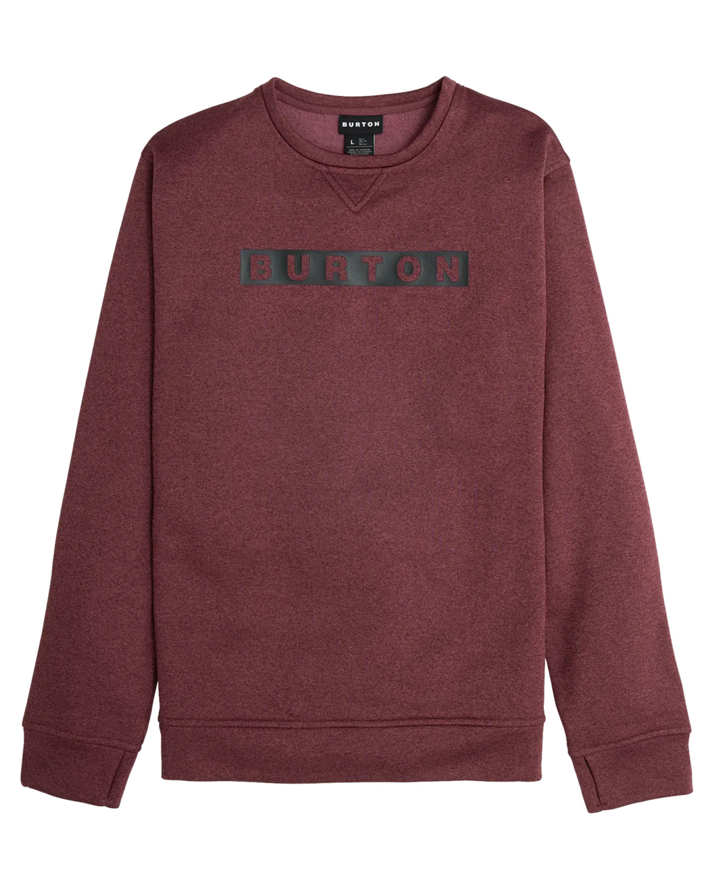 Burton Men's Oak Pullover Crew - Almandine Heather