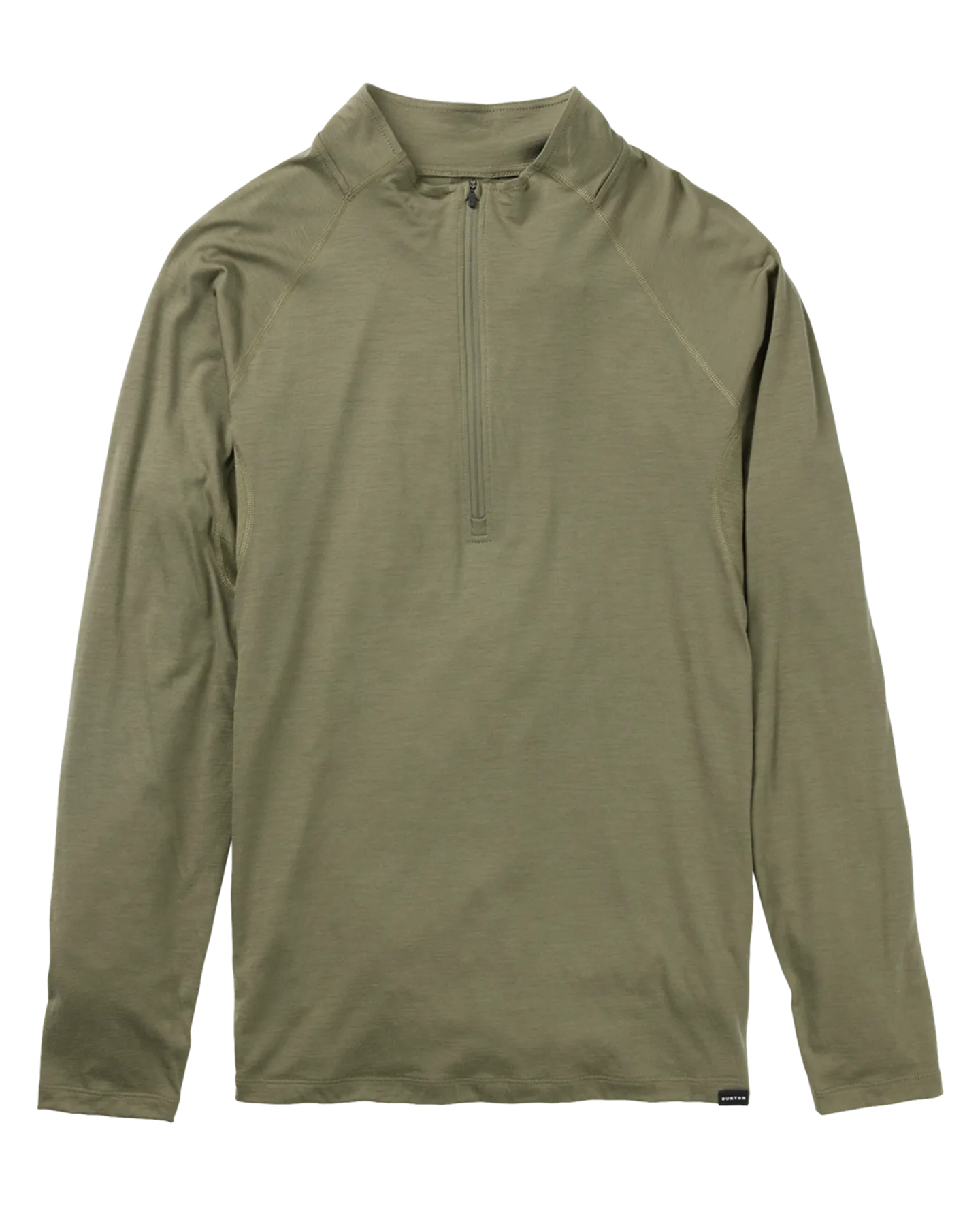 Burton Men's Phayse Merino Quarter Zip Fleece - Forest Moss | Shop Shirts & Tops at Trojan Wake Ski Snow & Snow Skie