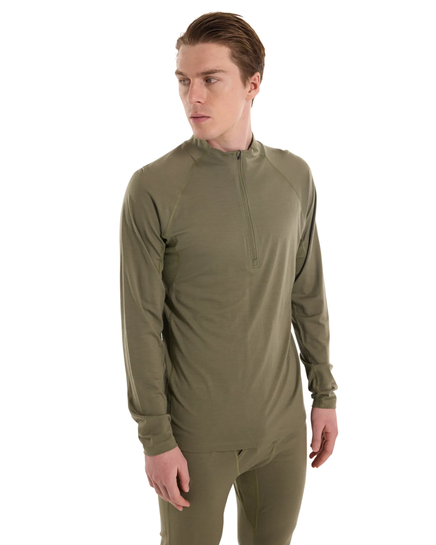 Burton Men's Phayse Merino Quarter Zip Fleece - Forest Moss | Shop Shirts & Tops at Trojan Wake Ski Snow & Snow Skie