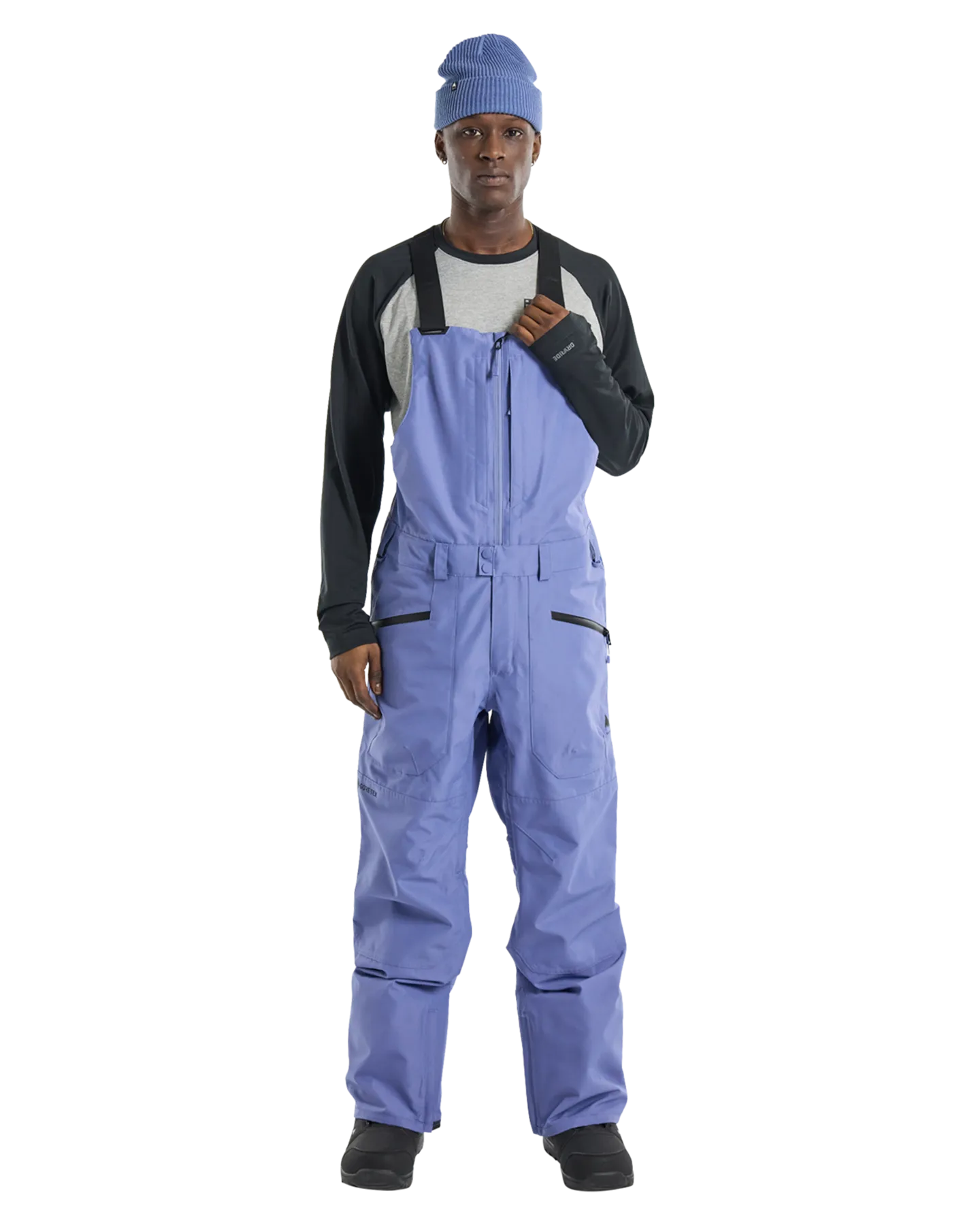 Burton Men's Reserve Gore‑Tex 2L Bib Snow Pants - Slate Blue | Shop Snow Pants & Suits at Trojan Wake Ski Snow & Sno