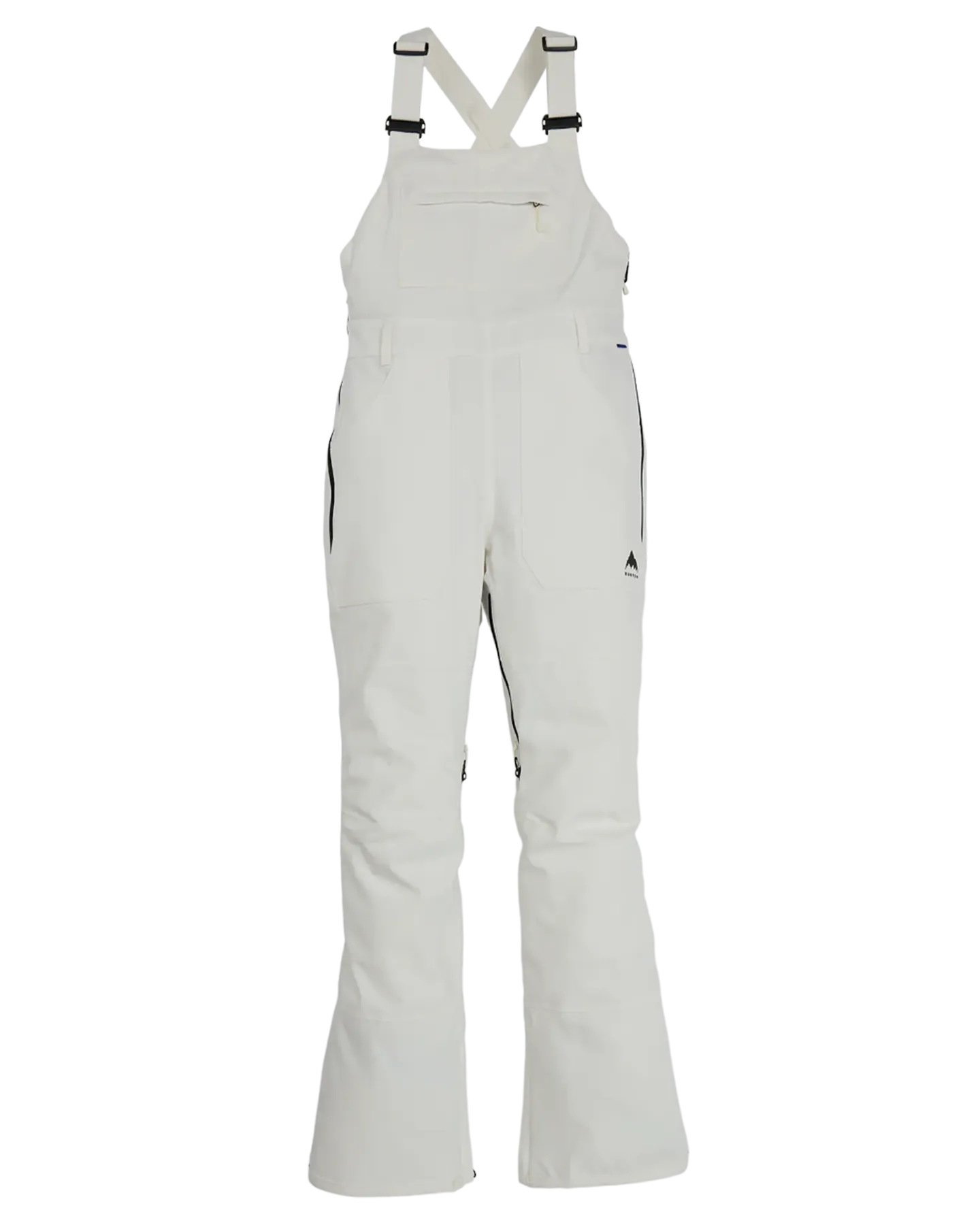 Burton Women's Avalon Stretch 2L Bib Snow Pants - Stout White | Shop Snow Pants & Suits at Trojan Wake Ski Snow & Sn