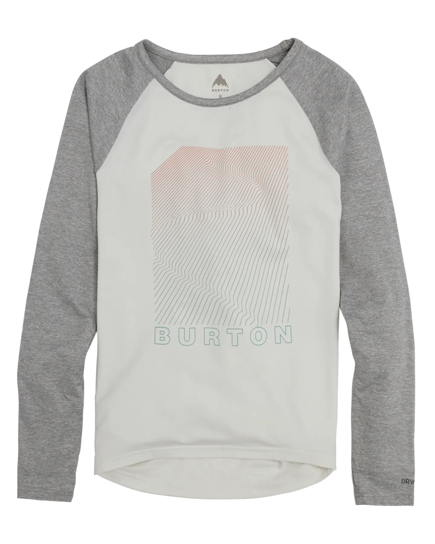 Burton Women's Burton Roadie Base Layer Tech T-Shirt - Stout White/Gray Heather | Shop Long Johns at Trojan Wake Ski Snow &a