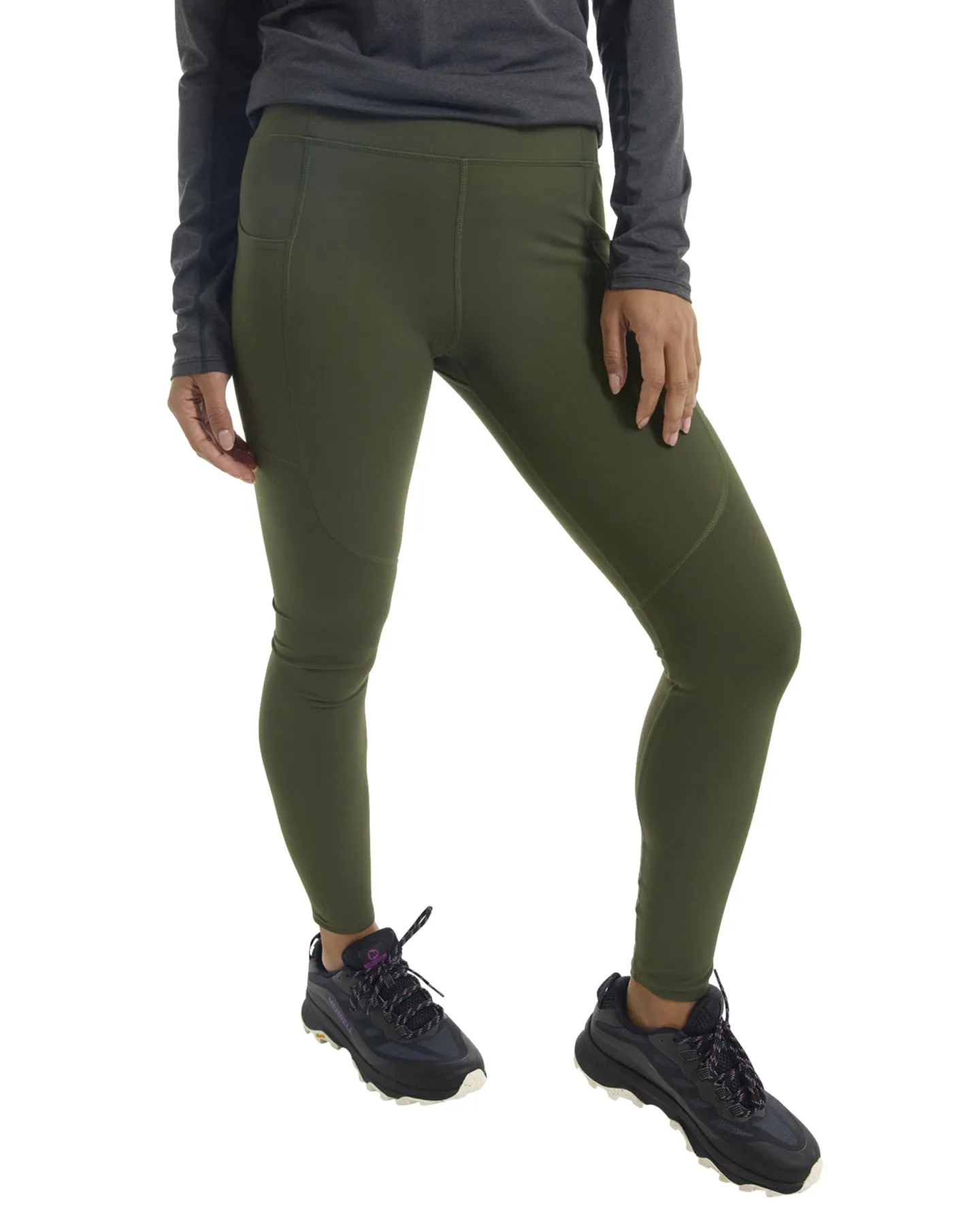 Burton Women's Multipath Pocket Leggings - Forest Night | Shop Pants at Trojan Wake Ski Snow & Snow Skiers Warehouse