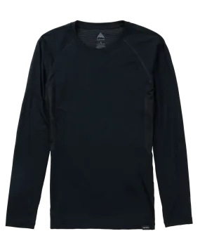 Burton Women's Phayse Merino Base Layer Crewneck - True Black | Shop Shirts & Tops at Trojan Wake Ski Snow & Snow Sk