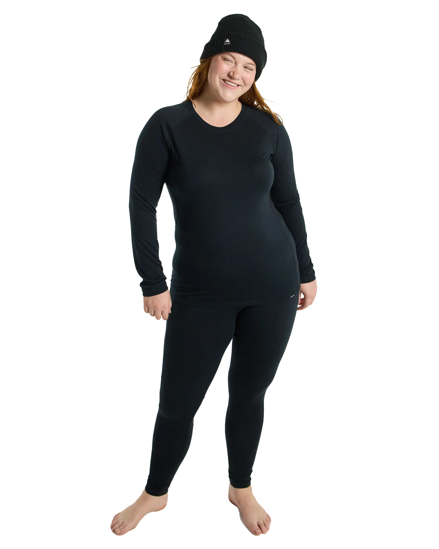 Burton Women's Phayse Merino Base Layer Crewneck - True Black | Shop Shirts & Tops at Trojan Wake Ski Snow & Snow Sk