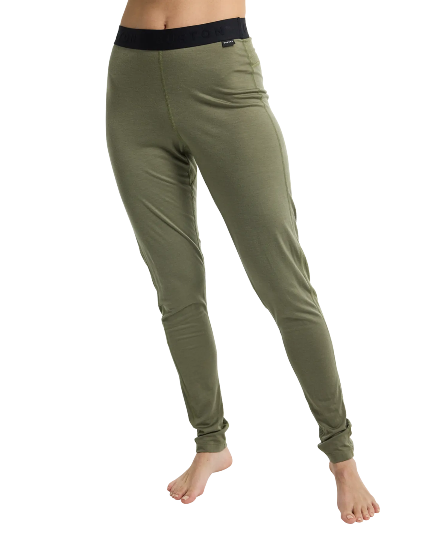 Burton Women's Phayse Merino Base Layer Pants - Forest Moss | Shop Long Johns at Trojan Wake Ski Snow & Snow Skiers Ware