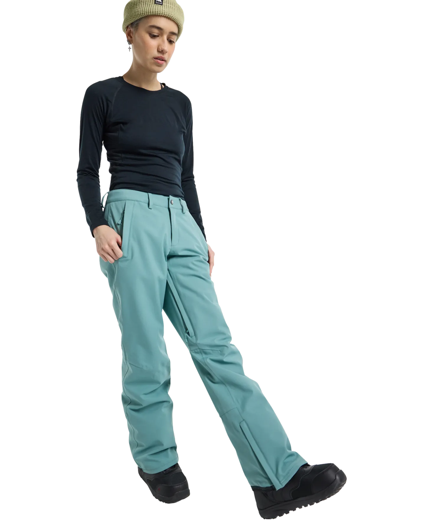 Burton Women's Society Snow Pants - Rock Lichen | Shop Snow Pants & Suits at Trojan Wake Ski Snow & Snow Skiers Ware