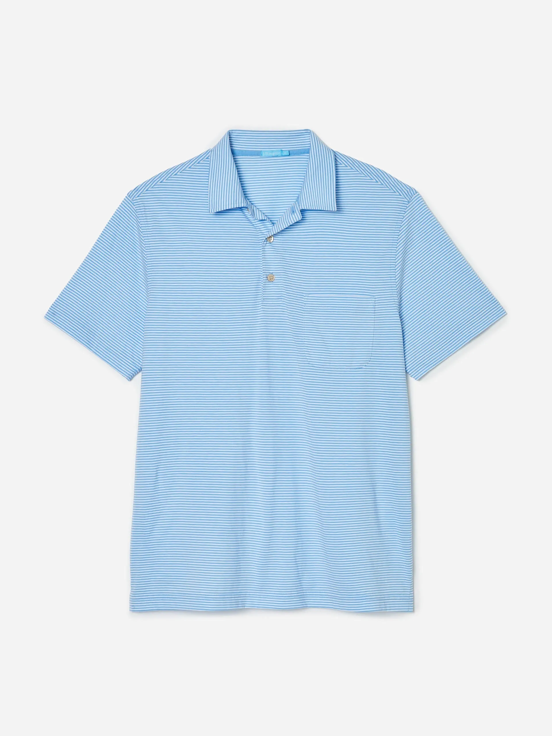 Callahan Cotton Polo in Stripe