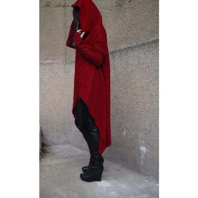 Cloak Style Pullover Hoodie