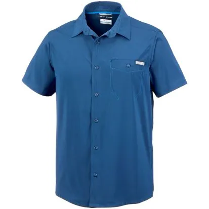 Columbia Mens Triple Canyon Short Sleeve Solid Shirt