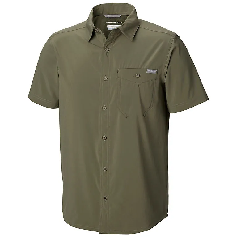 Columbia Mens Triple Canyon Short Sleeve Solid Shirt