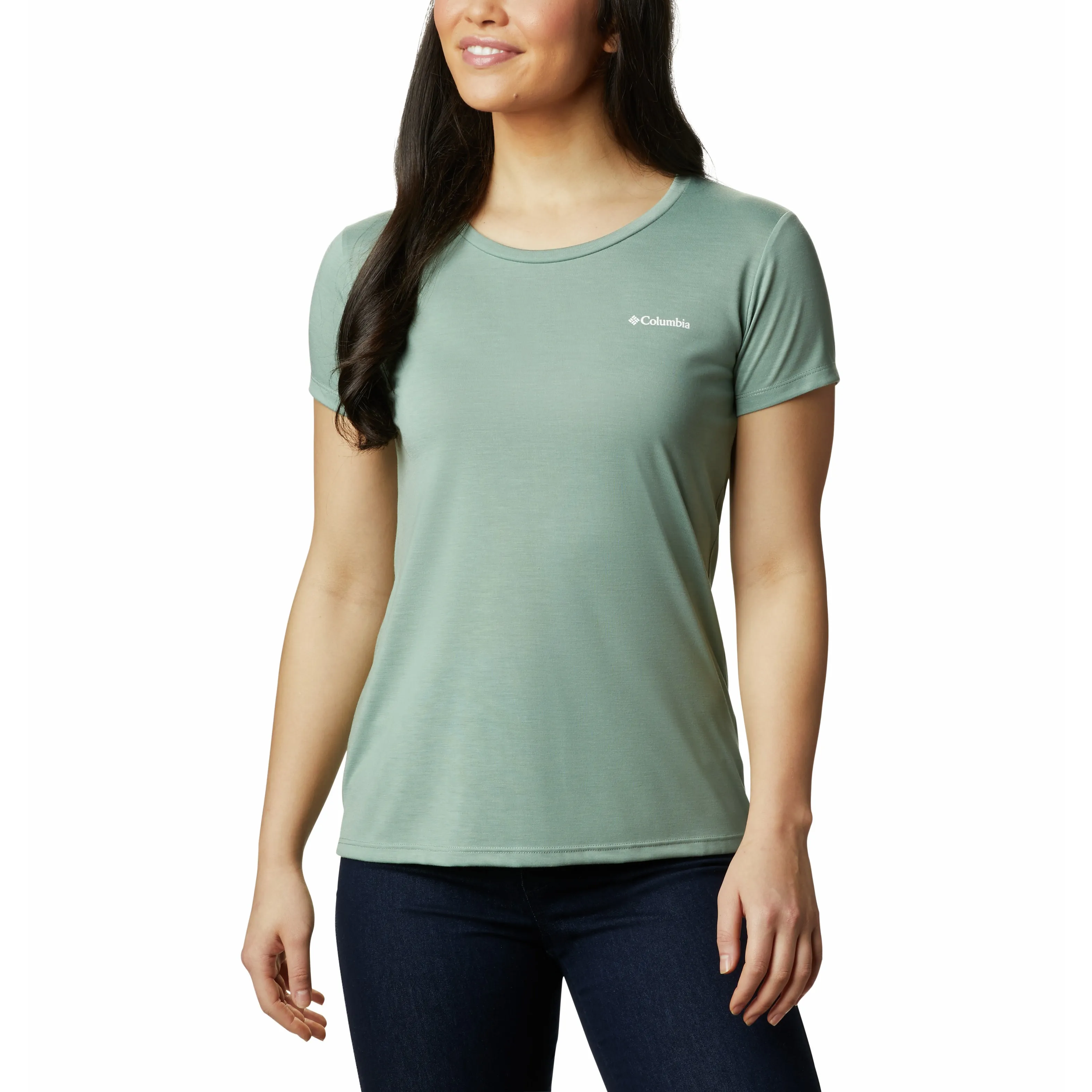 Columbia Women´s Lava Lake II Shortsleeve Tee Light Lichen | Buy Columbia Women´s Lava Lake II Shortsleeve Tee Light Lichen here